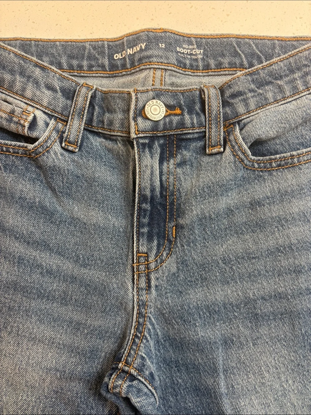 Old Navy Girls Mid-Rise Boot-cut Jeans Size 12